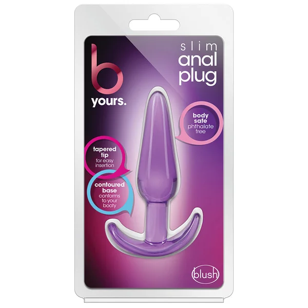 B Yours Slim Blue 4.25-Inch Anal Plug