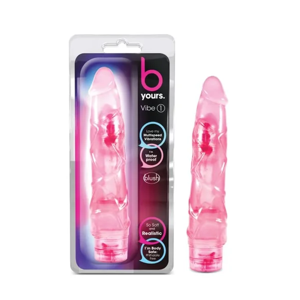 B Yours Vibe No 1 Vibrator, 9″/23cm, Pink