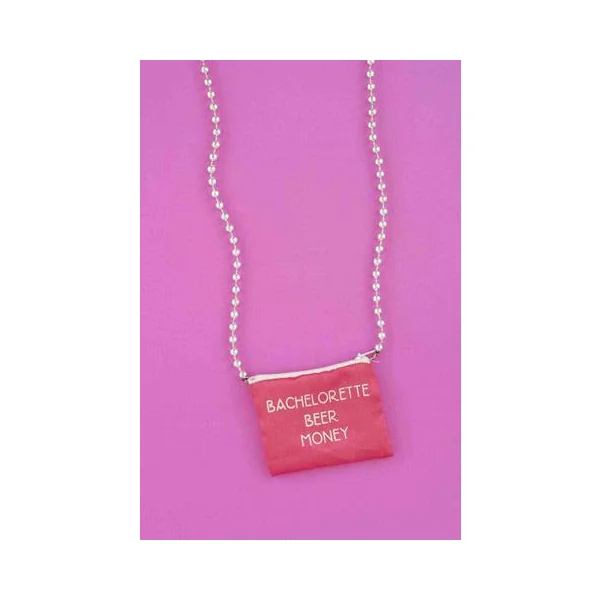 Bachelorette Beer Money Necklace by Forum Novelties