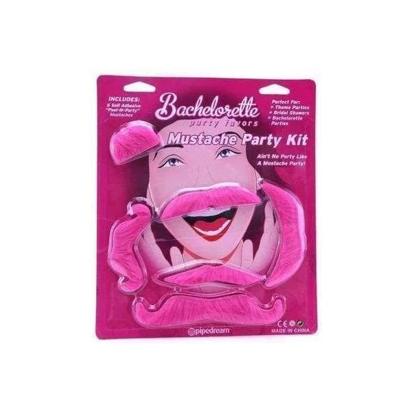 Bachelorette - Mustache Party Kit - 6 pack