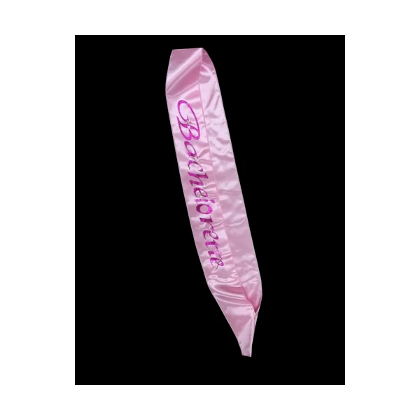 BACHELORETTE SASH FLASHING PINK