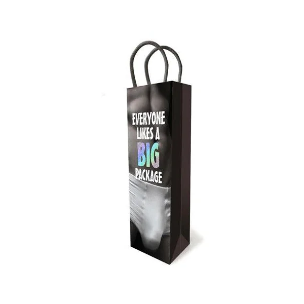 Bag Everyone Likes A Big Package Wine Gift Bag by Little Geenie