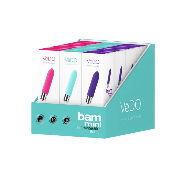 Bam Mini Bullet - Assorted 12 Pc Display