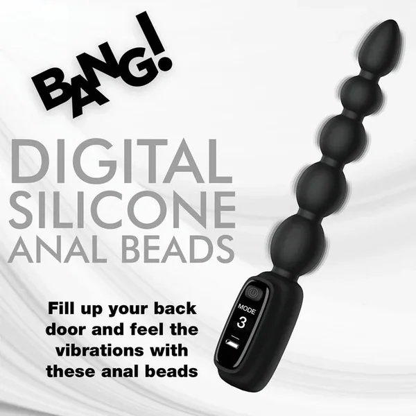 Bang Digital Silicone Anal Beads by XR