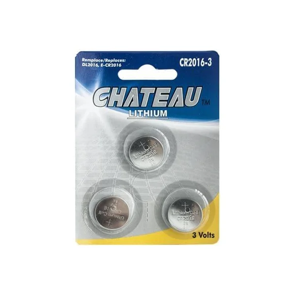 Batteries - Château - CR2016 - Pack of 3