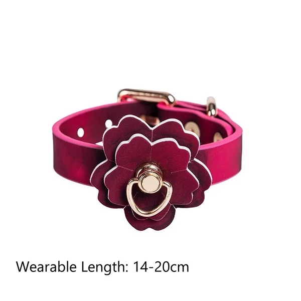 BDSM Temperature-sensitive Color-changing Cherry Handcuffs & Footcuffs Set