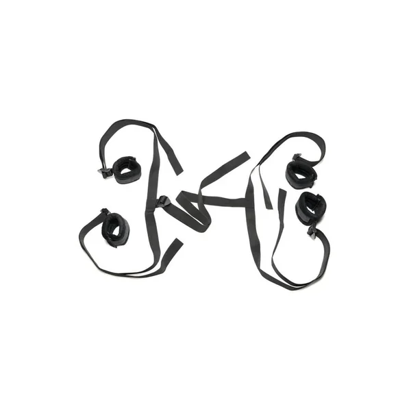 Bedroom Bliss Lover’s Bed Restraint System – Black