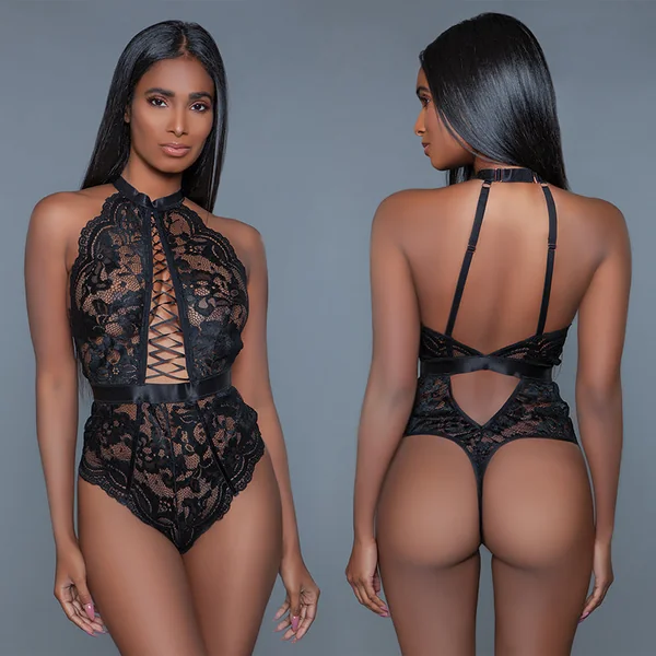 BeWicked Margot Bodysuit - Black Large