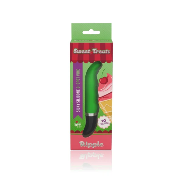 BFF SWEET TREATS G SPOT VIBE RIPPLE GREEN