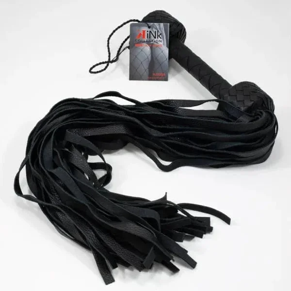 Black Suede Whip - Kink Collection | Accessoire BDSM Haut de Gamme