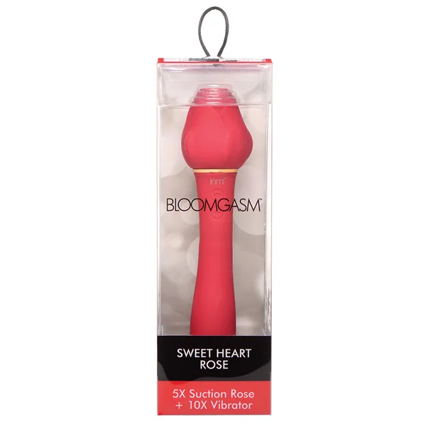 Bloomgasm Sweet Heart Rose 5X Suction Rose + 10X Vibrator