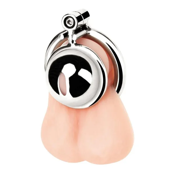 Blue Line Mini Cock Micro Chastity Cage – Stainless Steel