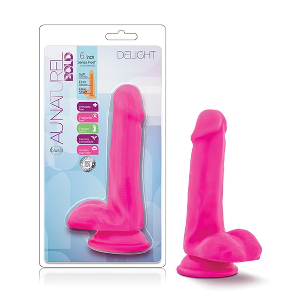 Blush Au Naturel Bold Delight 6" Dildo - Pink