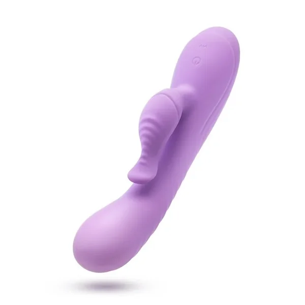 Blush Collection Evelyn Rechargeable Silicone Rabbit Vibrator – Purple