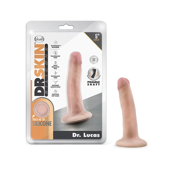 Blush Dr. Skin Silicone Dr. Lucas 5.5" Dildo