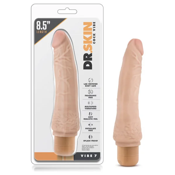 Blush Dr. Skin Vibe 8.5" Dong #7 - Beige