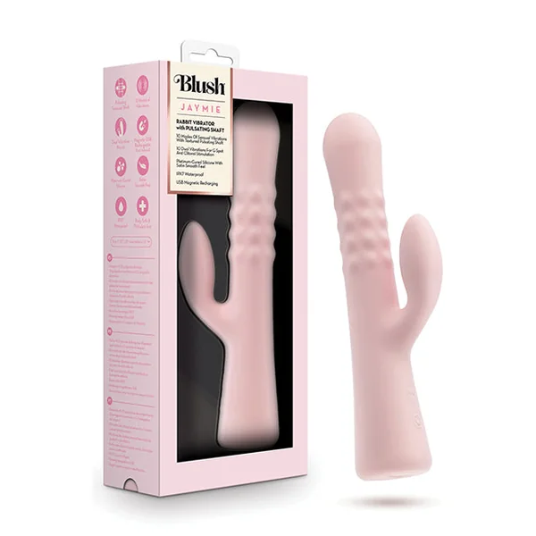 Blush Jaymie Rabbit Vibrator - Pink