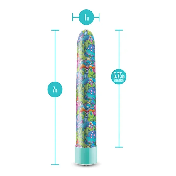 Blush Limited Addiction Utopia 7″ Rechargeable Vibe – Aqua