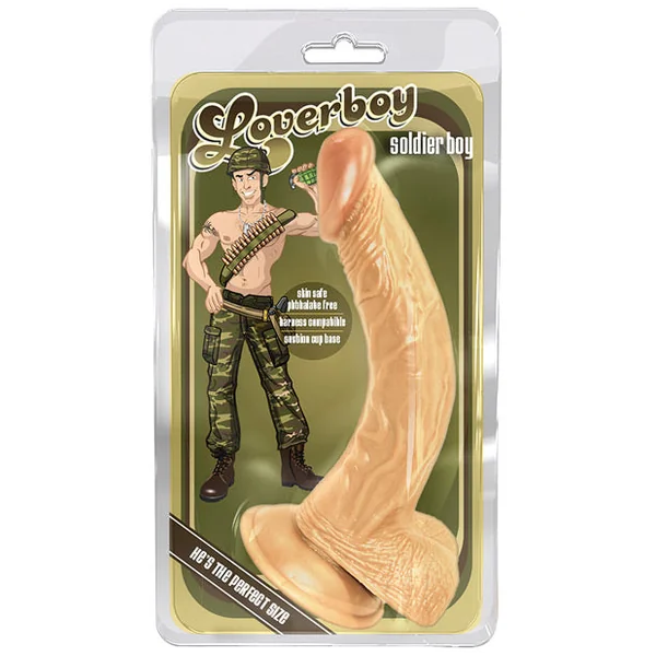 Blush Loverboy The Soldier Boy W-suction Cup - Flesh