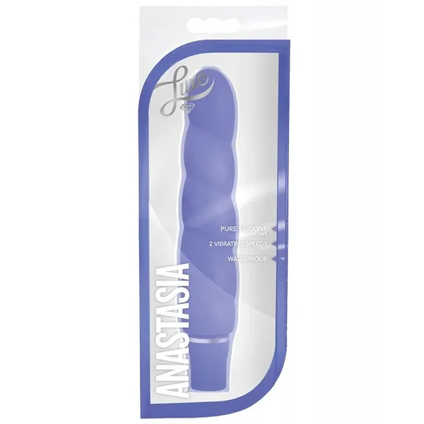 Blush Luxe Anastasia Silicone Vibrator – Periwinkle