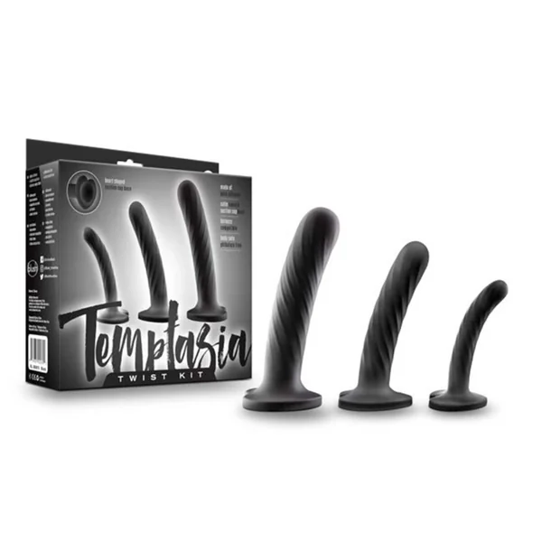 Blush Temptasia Twist Set Of Three Silicone Dildos
