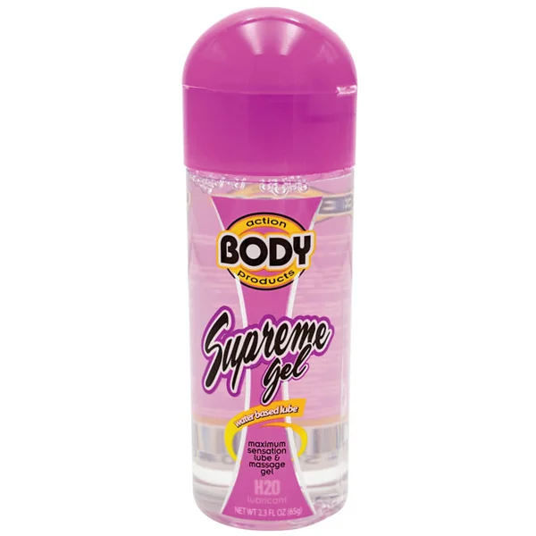 Body Action Supreme Water Based Gel - 2.3 Oz Bottle
