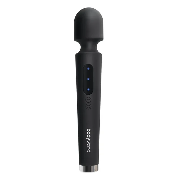 Bodywand Power Wand Rechargeable Silicone Wand Massager 12in – Black