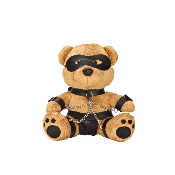 Bondage Bearz Charlie Chains Stuffed Animal – Brown/Black