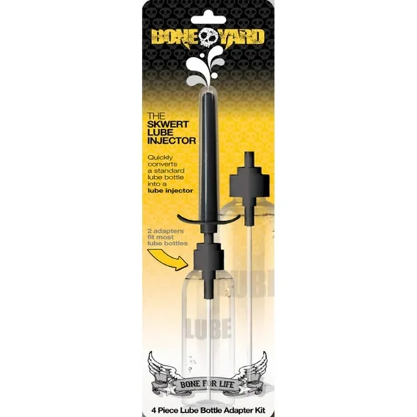 Bone Yard Skwert Lube Shooter Injector Adapter 4 Piece Kit