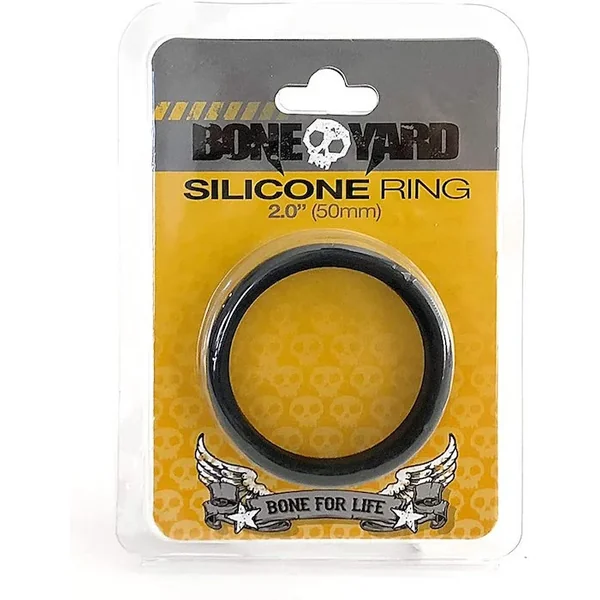 Boneyard 2.0″ Silicone Ring -Black