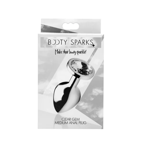 Booty Sparks Clear Gem Medium Anal Plug