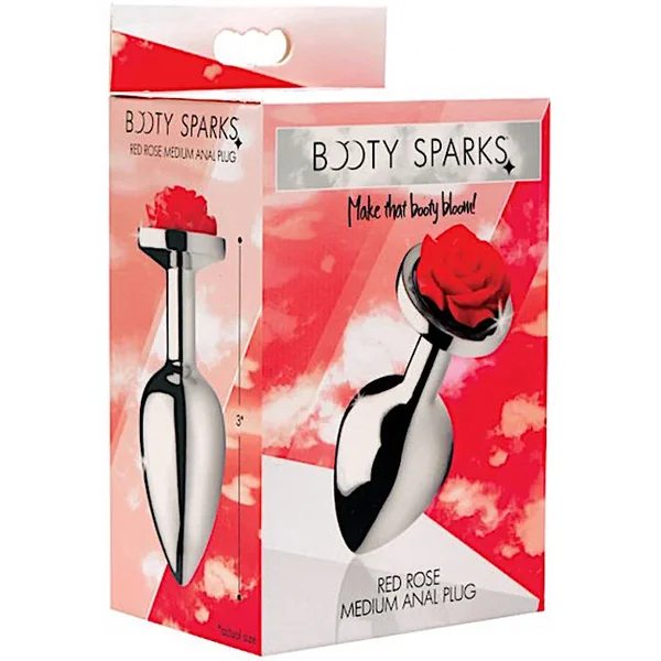 Booty Sparks “Red Rose” Plug -Med
