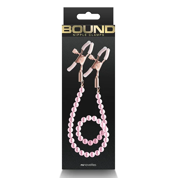 Bound Dc1 Nipple Clamps - Pink