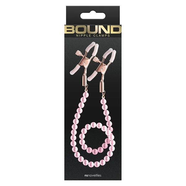 Bound Nipple Clamps DC1 - Pink