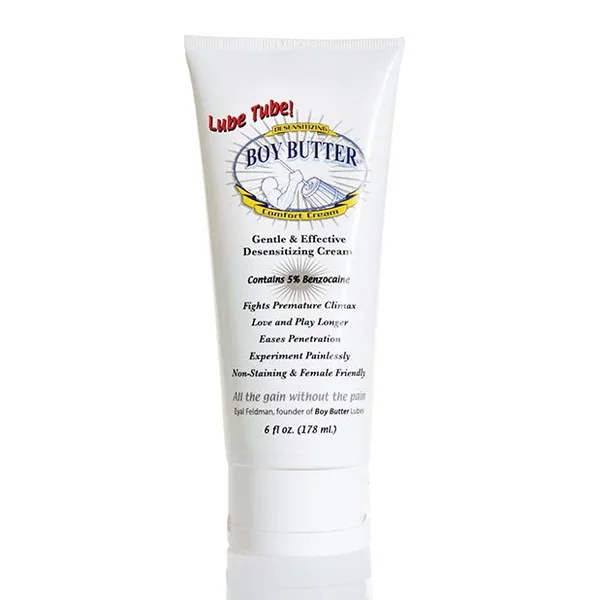 Boy Butter Desensitizing Comfort Cream – 6 oz Lube Tube