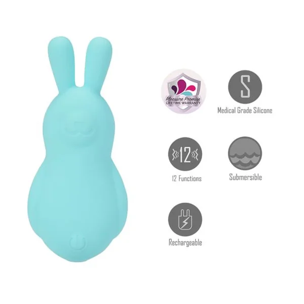 BRI VIBRATING BUNNY TEAL