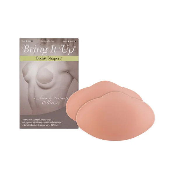 Bring It Up Breast Shapers - Nude C-d Cup 25 Or More Uses