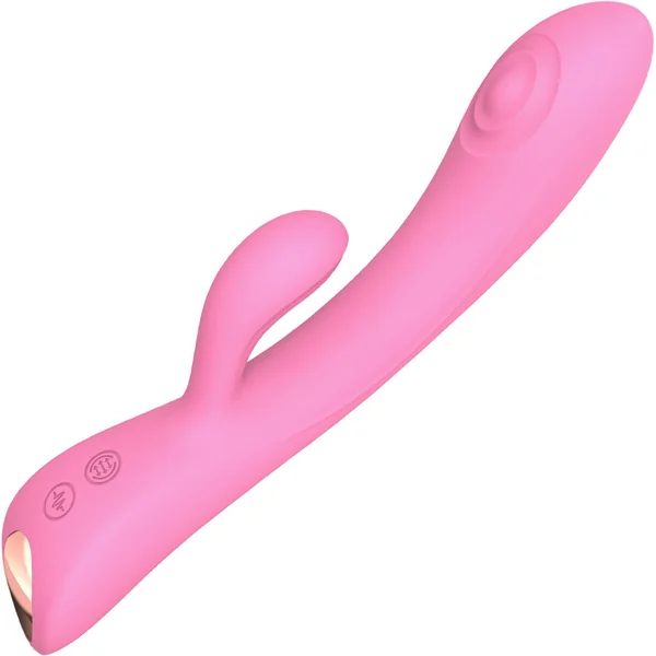 Bunny & Clyde Rechargeable Waterproof Silicone Rabbit Vibrator By Love To Love - Pink Passion