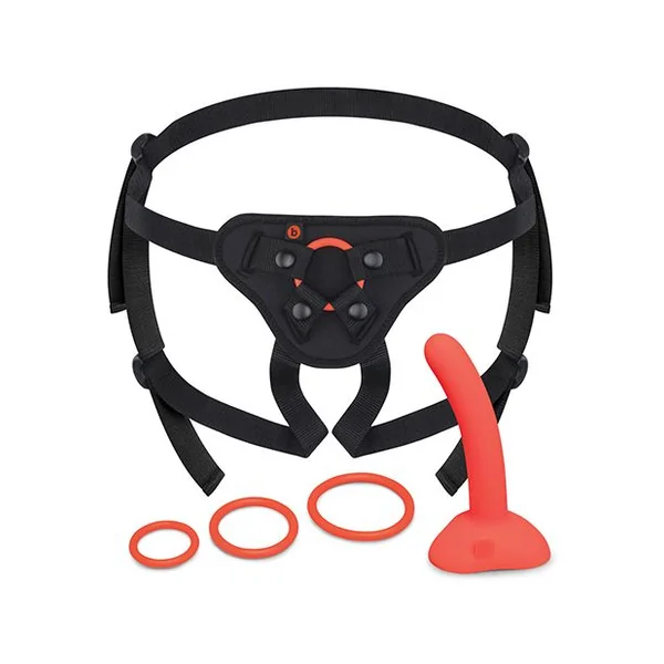 b-Vibe Beginner Strap-On Harness Set With 5 Inch Dildo