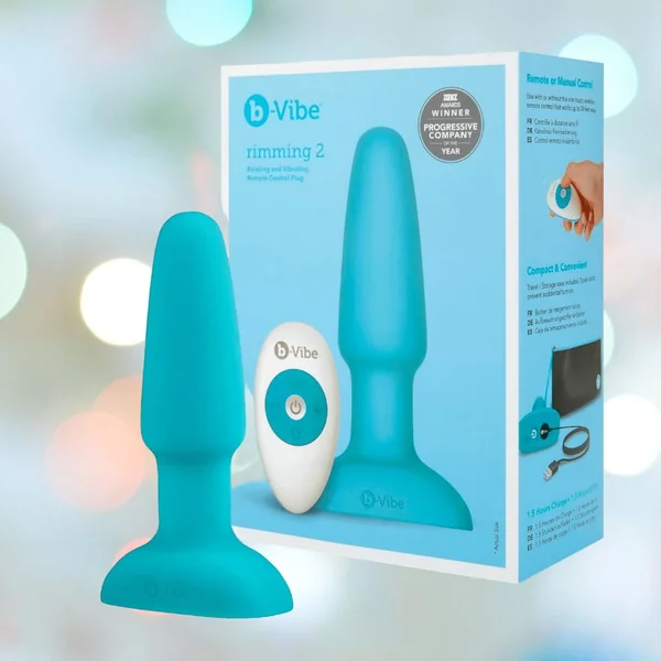 B-Vibe Rimming Plug 2 Vibrating Butt Plug