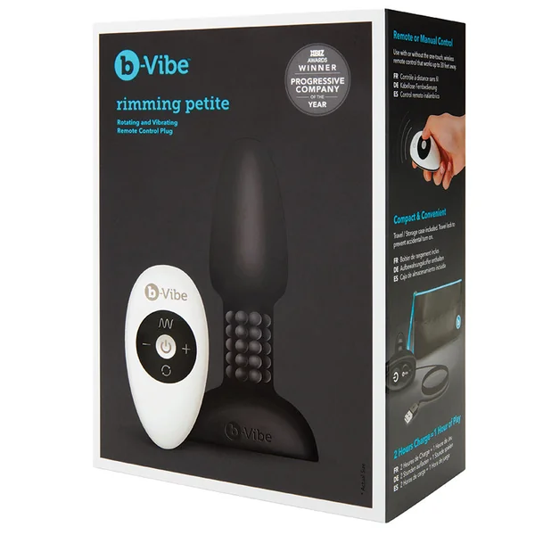 b-Vibe Rimming Plug Petite - Black