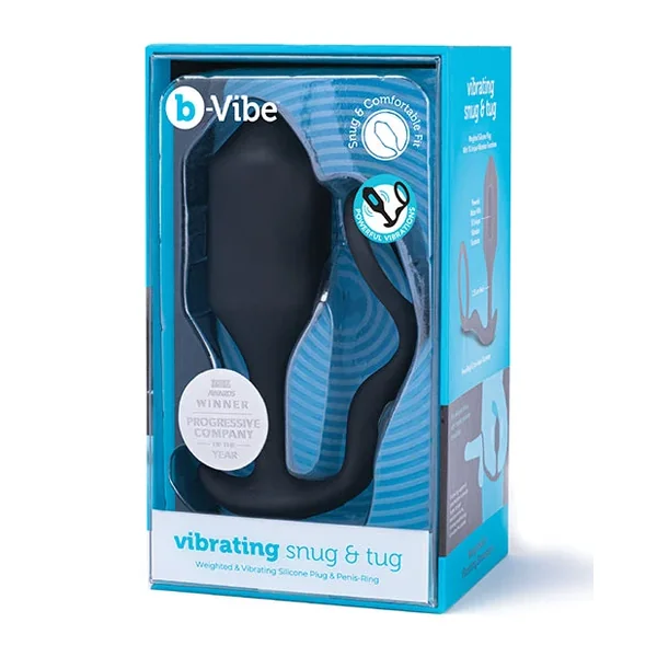 B-vibe Vibrating Snug & Tug – Black