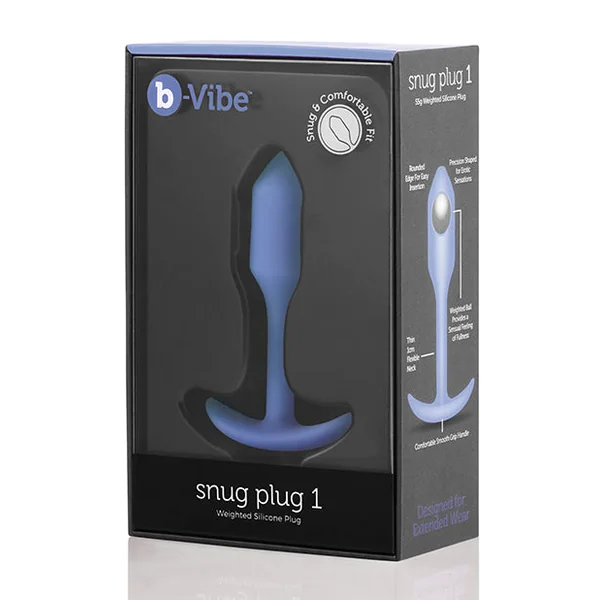 B-vibe Weighted Snug Plug 1 - 55 G Violet