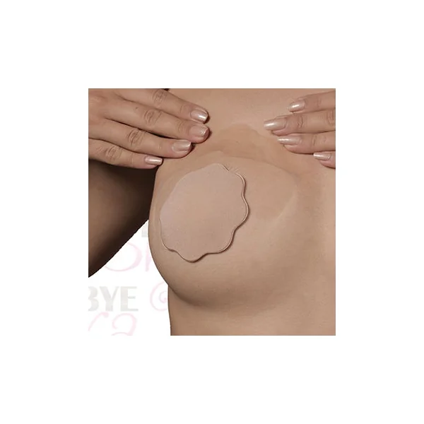 BYE-BRA - BREASTS ENHANCER + NIPPLE COVERS SYLICON CUP D/F