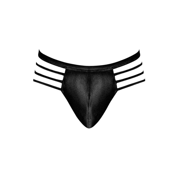 Cage Matte Cage Thong - L/ XL - Black