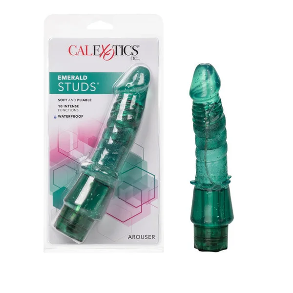 CalExotics Emerald Studs Arouser