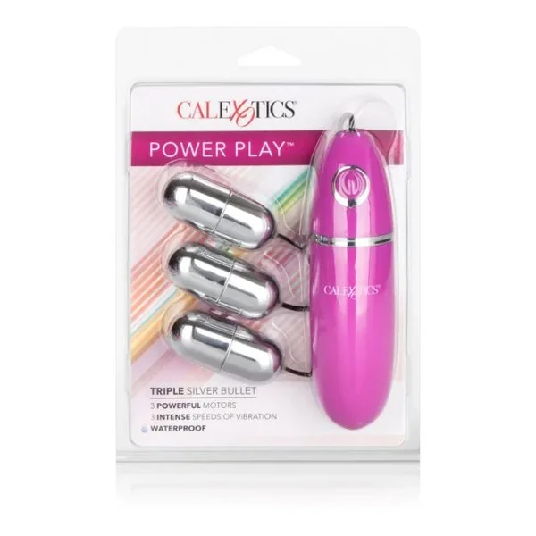 Calexotics Power Play Triple Silver Bullet Purple