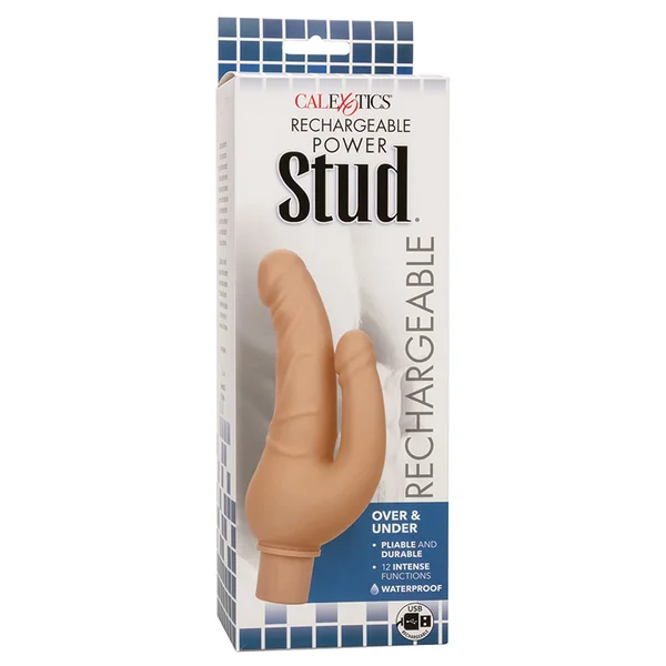 CalExotics Rechargeable Power Stud Over & Under - Ivory