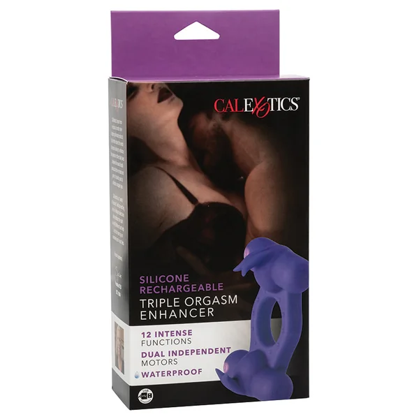 CalExotics Silicone Rechargeable Triple Orgasm Enhancer