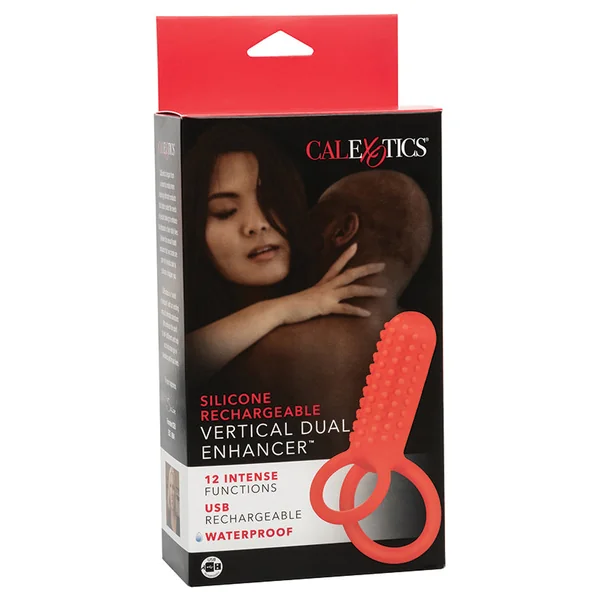 CalExotics Silicone Rechargeable Vertical Dual Enhancer